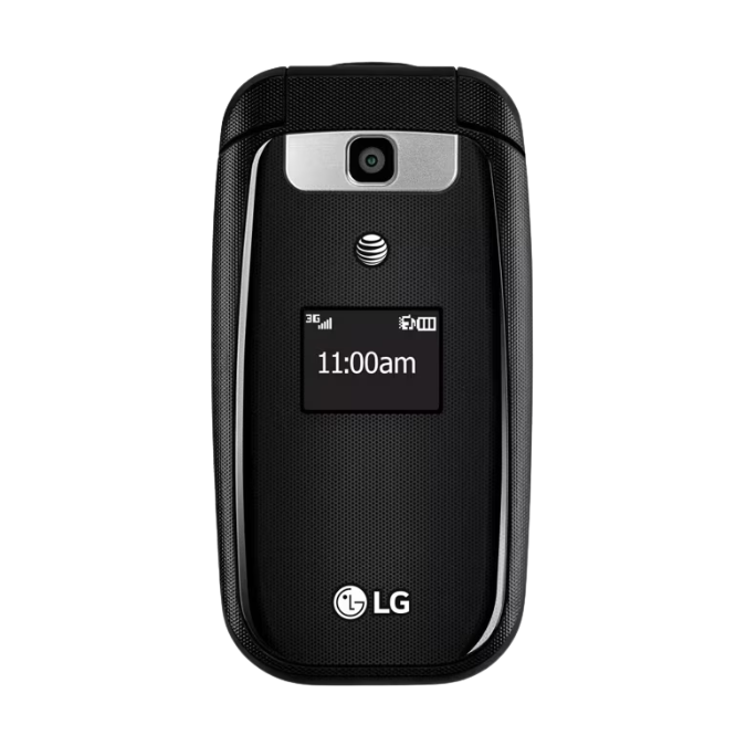 LG Flip LG-B470 remis à neuf, vue de face
